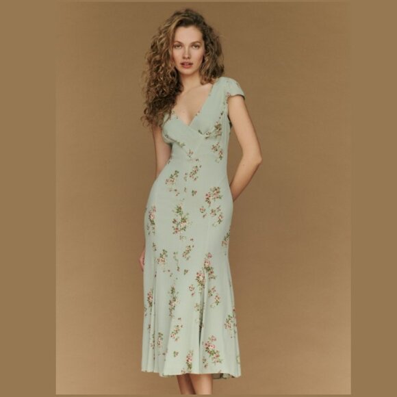 Reformation Baden Dress | Hampstead | SALE| NEW | size6 - Picture 1 of 10